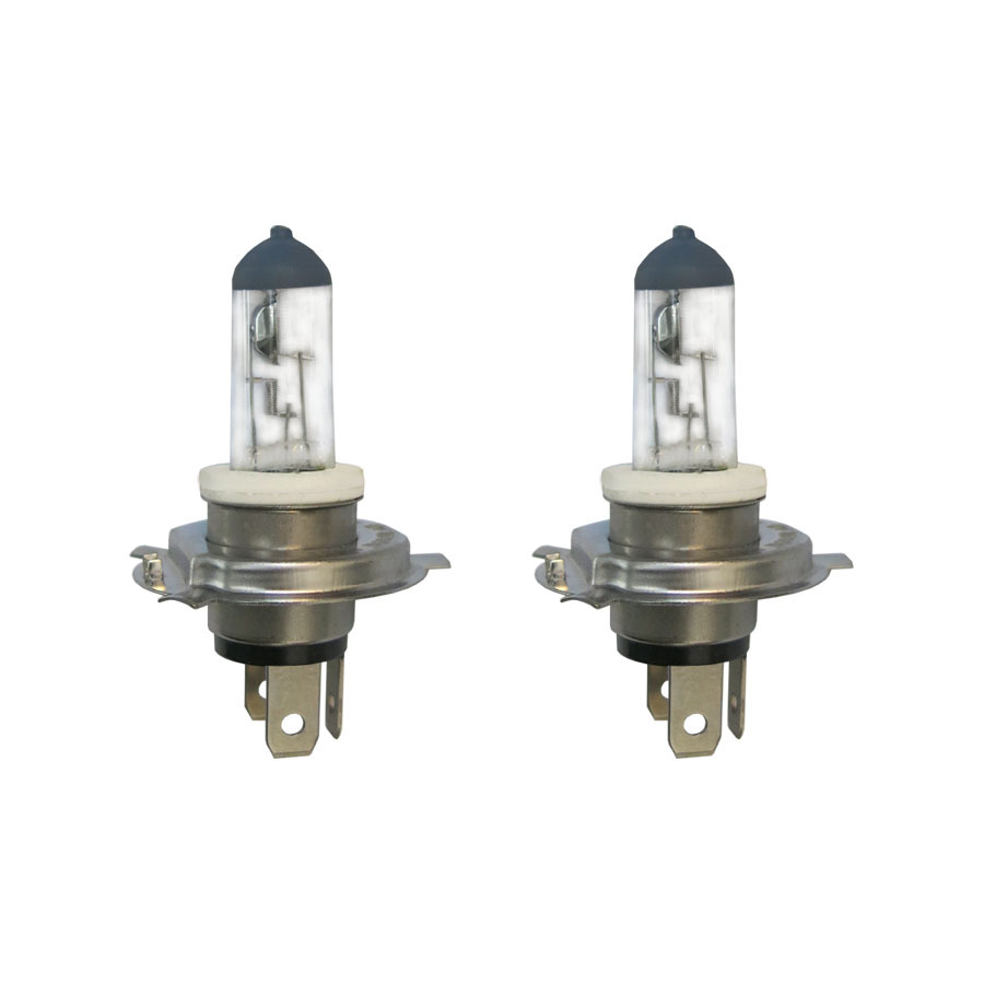 لامپ چراغ جلو موتورسیکلت مدل H4P43T کد BLB428075W مناسب برای پالس 180cc مجموعه 2 عددی