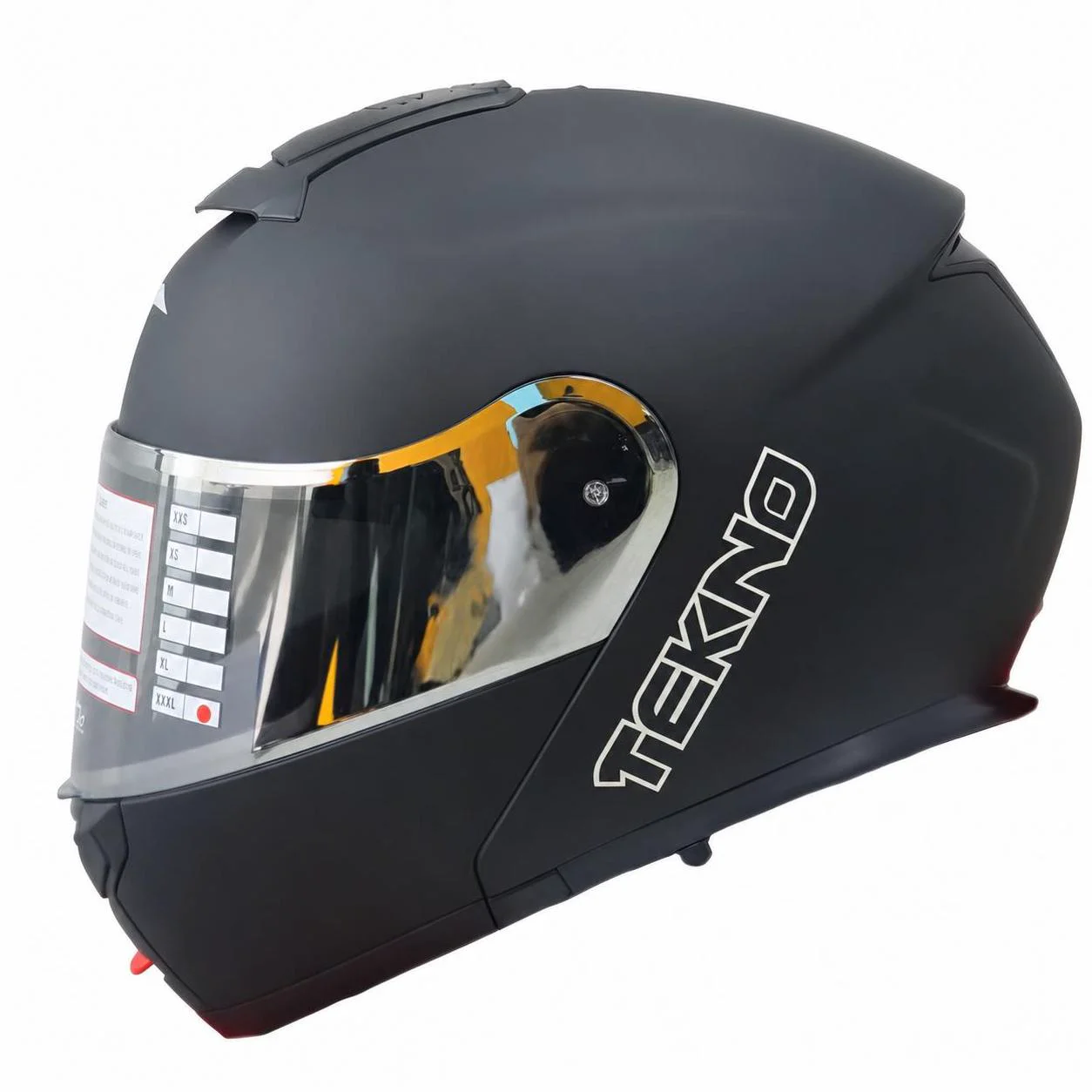 کلاه کاسکت فک متحرک Tekno مدل mtblk