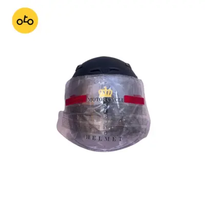 کلاه کاسکت رادین عینک دار مدل مشکی براق