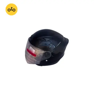 کلاه کاسکت رادین عینک دار مدل مشکی براق