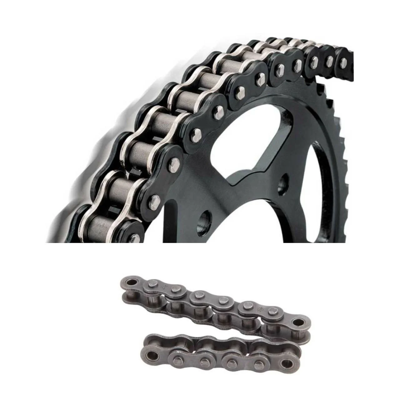 ست دنده زنجیر موتورسیکلت راپیدو کد GA01 مناسب برای هوندا 125cc مجموعه 4 عددی