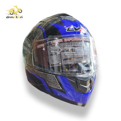 کلاه کاسکت lsv carbon blue فک متحرک