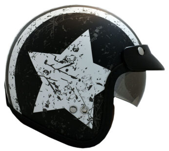 کلاه کاسکت راپیدو مدل STARBLK