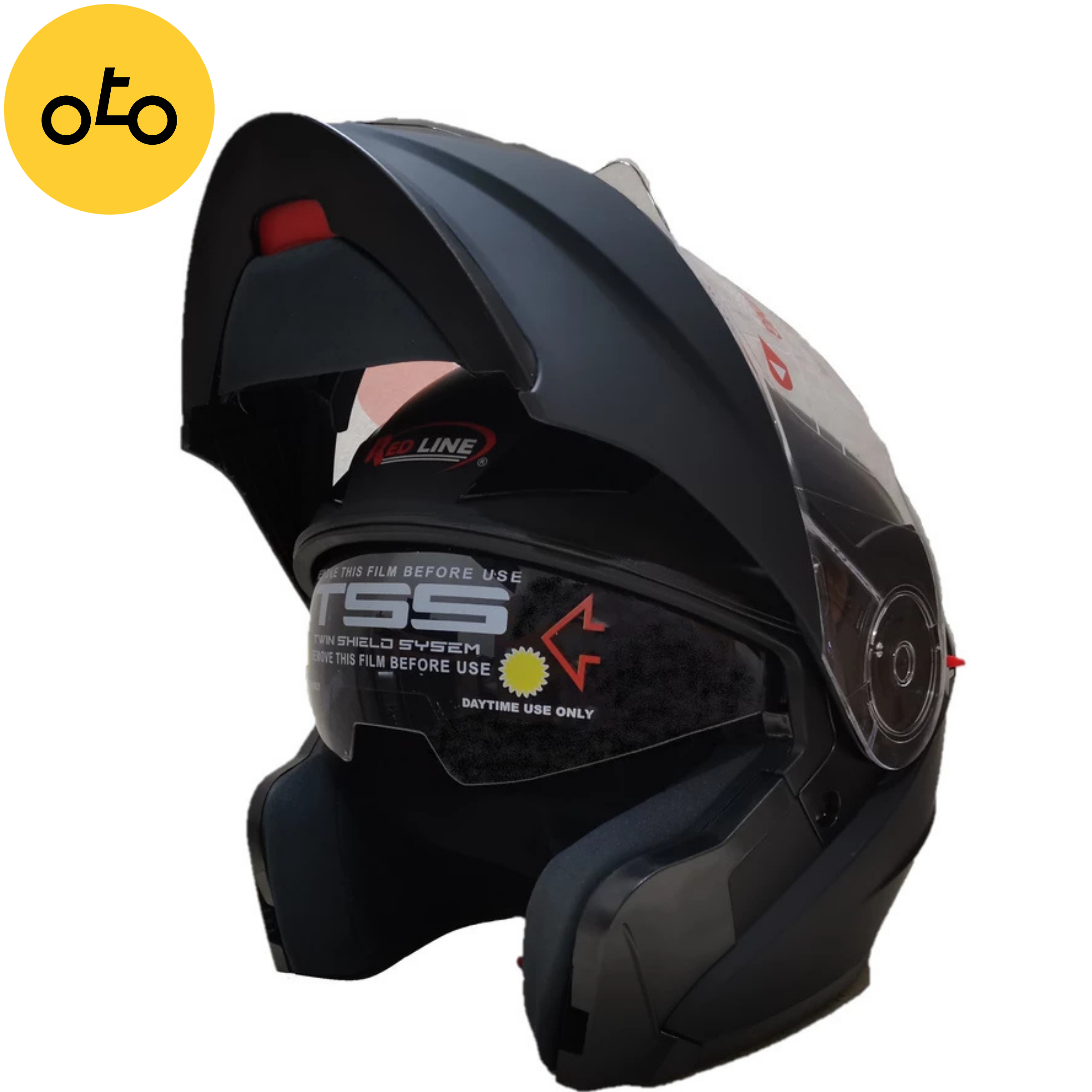 کلاه کاسکت ردلاین مدل NSN-MTBLK مشکی مات - Image 10