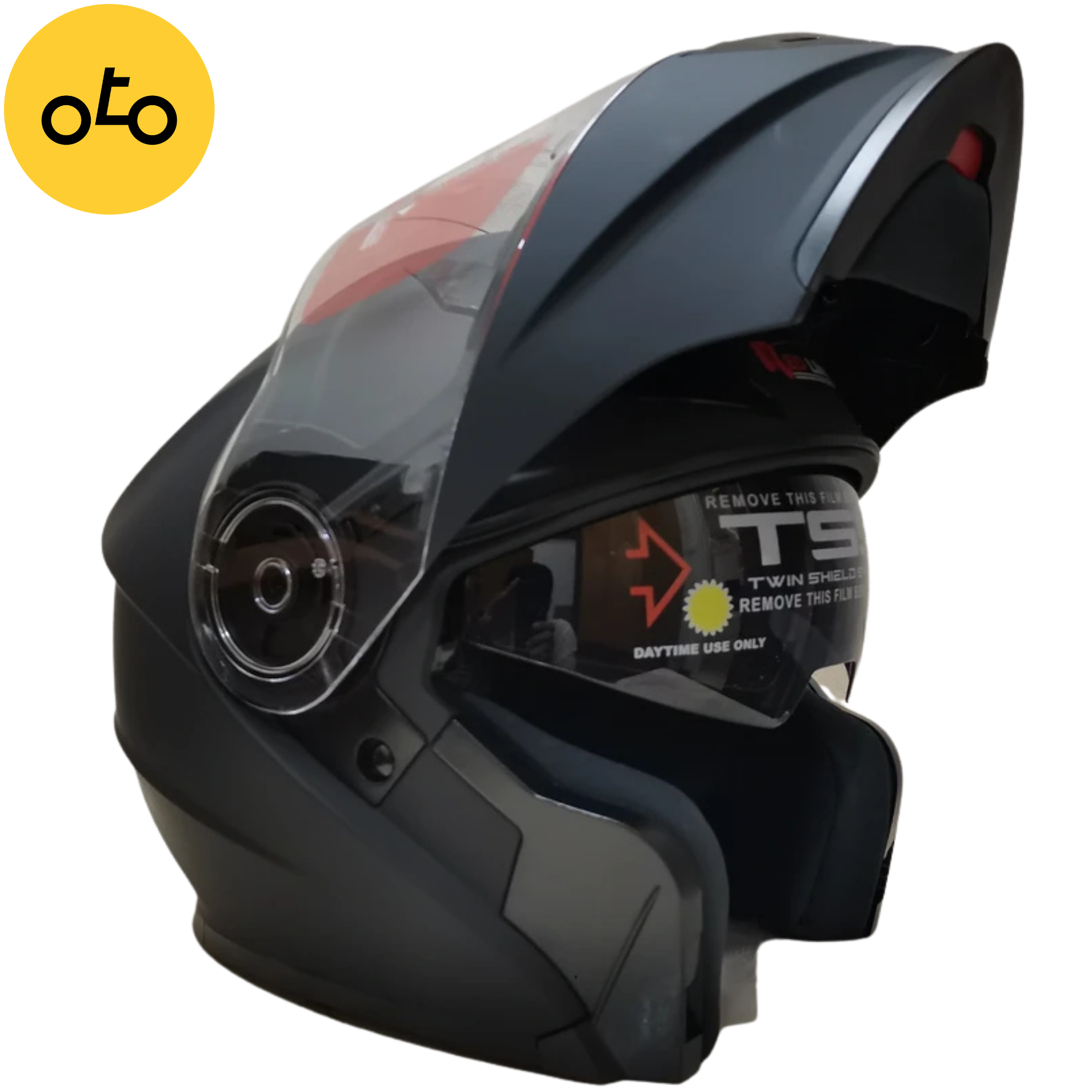 کلاه کاسکت ردلاین مدل NSN-MTBLK مشکی مات - Image 4