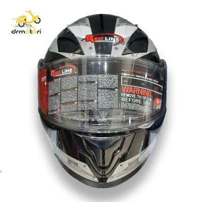 کلاه کاسکت ردلاین مدل NSN فک متحرک عینک دار طرح 02 - Image 2