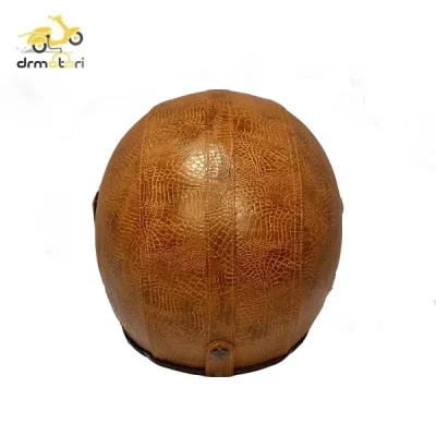 کلاه کاسکت وسپایی چرم گاوی