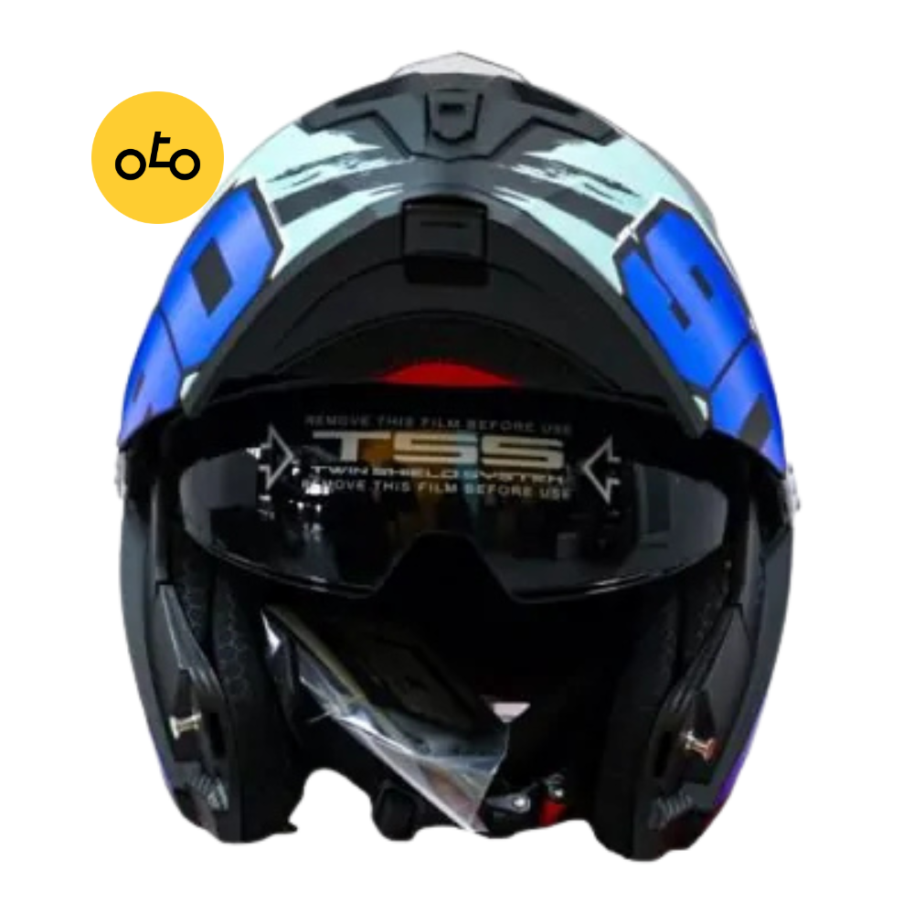 پکیج کلاه کاسکت فک متحرک + چادر موتور سیکلت با تخفیف ویژه - Image 2