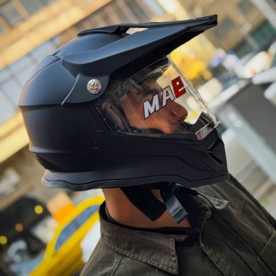 کلاه کاسکت ادونچری برند MA2 مدل 919 mtblk - Image 5