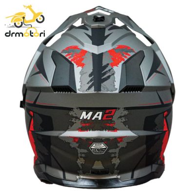 کلاه کاسکت ادونچری برند MA2 مدل 902 red/blk