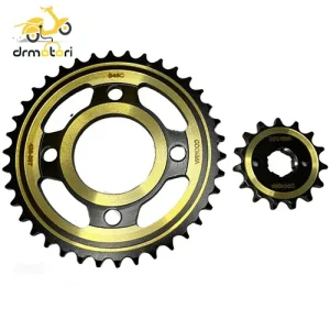 دنده عقب و جلو CG125 هوندا 38T/15T برند کوکما