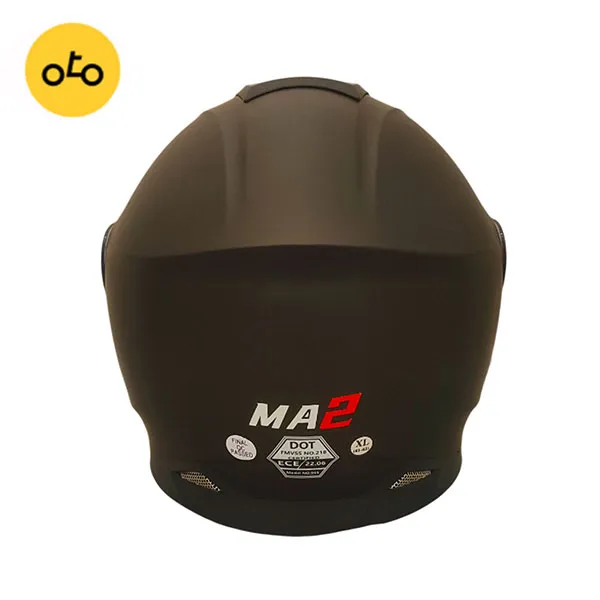 کلاه کاسکت فک متحرک برند MA2 مدل 965 مشکی مات