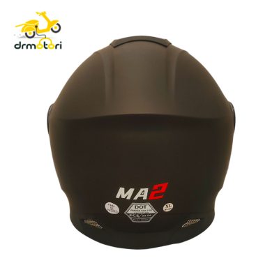 کلاه کاسکت فک متحرک برند MA2 مدل 965 مشکی مات - Image 3