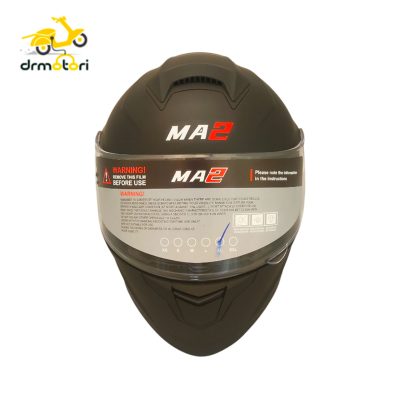 کلاه کاسکت فک متحرک برند MA2 مدل 965 مشکی مات - Image 2