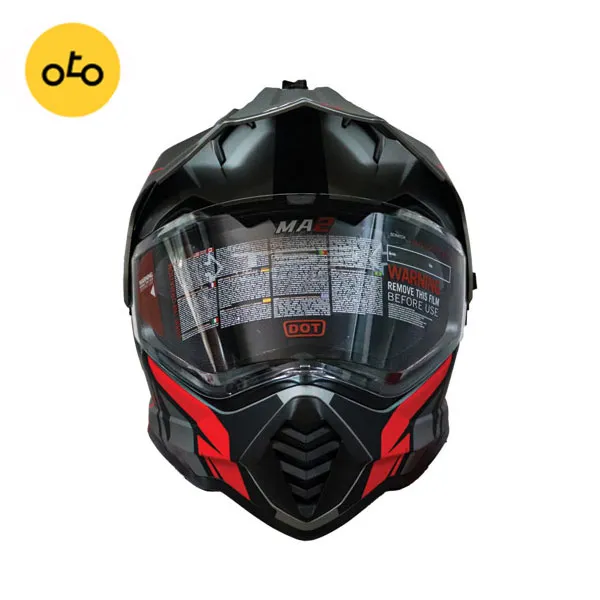 کلاه کاسکت ادونچری برند MA2 مدل 902 red/blk