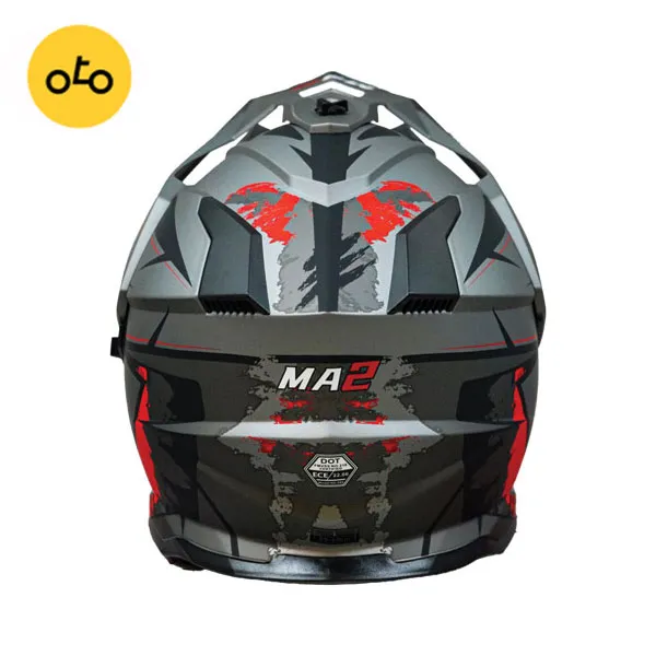 کلاه کاسکت ادونچری برند MA2 مدل 902 red/blk