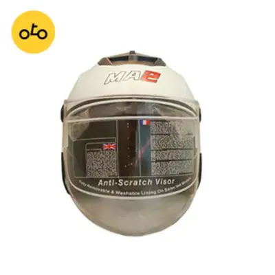 کلاه کاسکت بدون فک MA2 طرح lite سفید