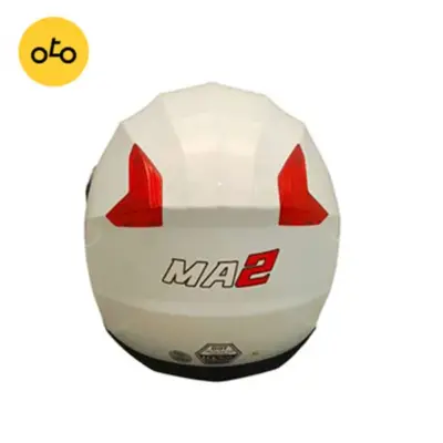 کلاه کاسکت بدون فک MA2 طرح lite سفید