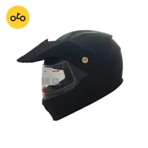 کلاه کاسکت فک متحرک DA1 مشکی مات کد 218