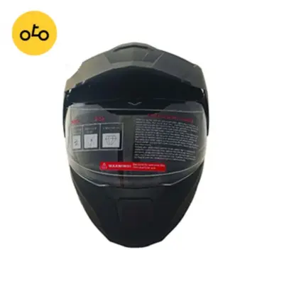 کلاه کاسکت فک متحرک DA1 مشکی مات کد 218
