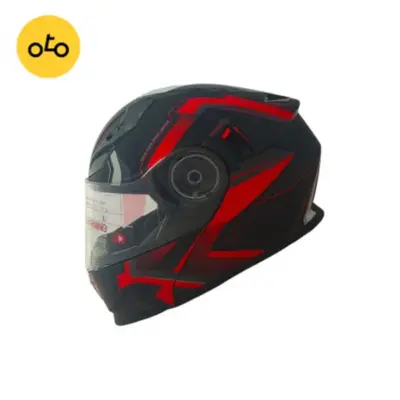 کلاه کاسکت ردلاین مدل 939 BLACK RED Lose‏