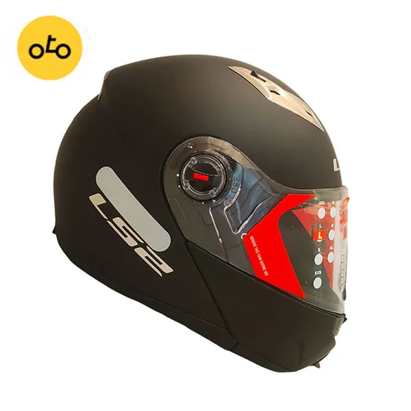 کلاه کاسکت فک متحرک FF370 LS2 مشکی