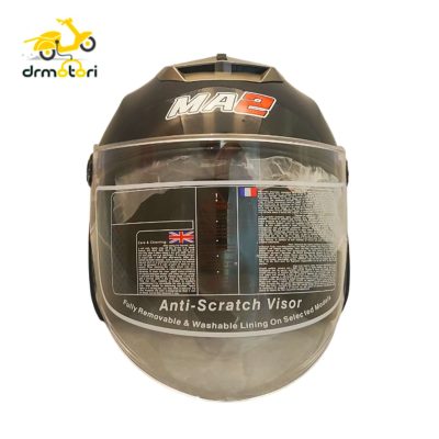 کلاه کاسکت بدون فک MA2 کد 958 مشکی قرمز