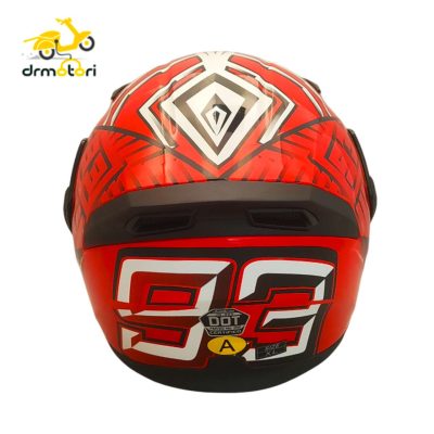 کلاه کاسکت فک ثابت طرح Agv عینک دار مدل RED 93
