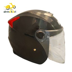 کلاه کاسکت بدون فک MA2 کد 958 مشکی قرمز