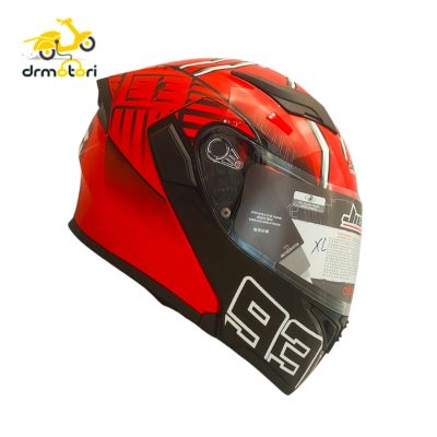 کلاه کاسکت فک ثابت طرح Agv عینک دار مدل RED 93