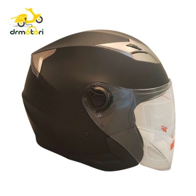 کلاه کاسکت بدون فک ام ای تو ma2 کد ۹۵۸ مشکی مات