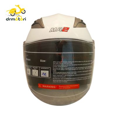 کلاه کاسکت بدون فک MA2 کد 958 سفید