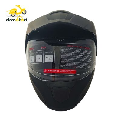کلاه کاسکت فک متحرک DA1 مشکی مات کد 218
