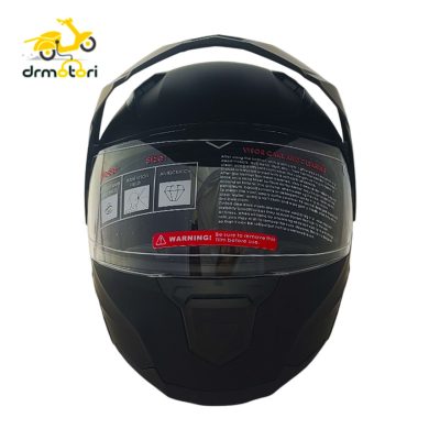 کلاه کاسکت فک متحرک DA1 مشکی مات کد 218