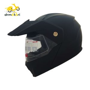 کلاه کاسکت فک متحرک DA1 مشکی مات کد 218
