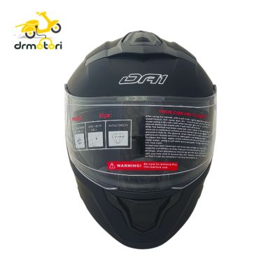 کلاه کاسکت فک متحرک DA1 107 مشکی مات