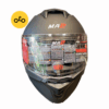 کلاه کاسکت فک متحرک MA2 کد 963 مشکی مات - Image 3