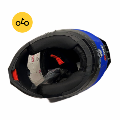 کلاه کاسکت فک متحرک ma2 مدل 906 رنگ آبی - Image 2