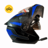 کلاه کاسکت فک متحرک ma2 مدل 906 رنگ آبی - Image 6