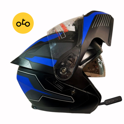 کلاه کاسکت فک متحرک ma2 مدل 906 رنگ آبی - Image 6