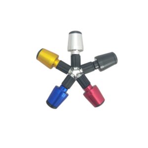 وزنه سر فرمان موتورسیکلت رنگی مجموعه 2 عددی