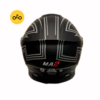کلاه کاسکت فک متحرک بلوتوث دار MA2 کد 965 – خاکستری + MA2 - Image 5