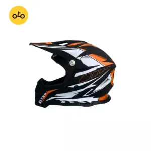 کلاه کاسکت کراسی ردلاین کد 750 مشکی نارنجی