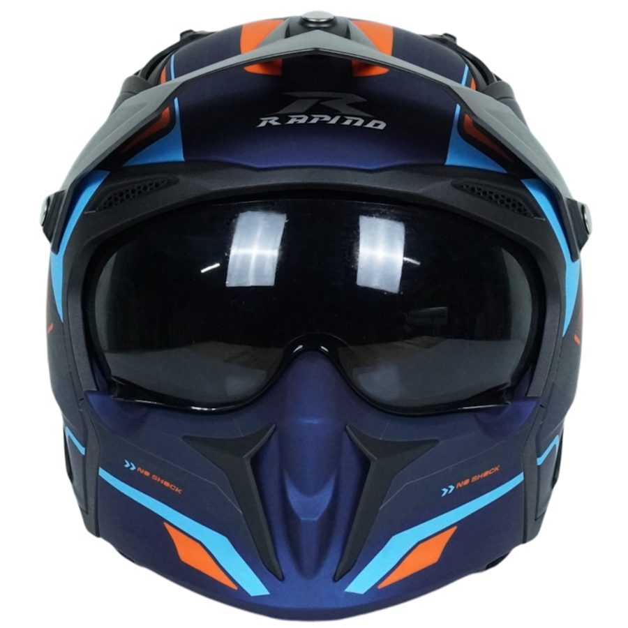 کلاه کاسکت فک جداشونده راپیدو مدل 890+ blu