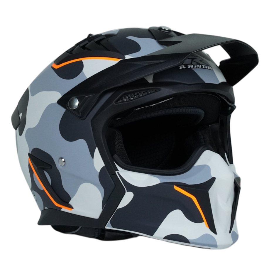 کلاه کاسکت فک جدا راپیدو مدل 890-CHO