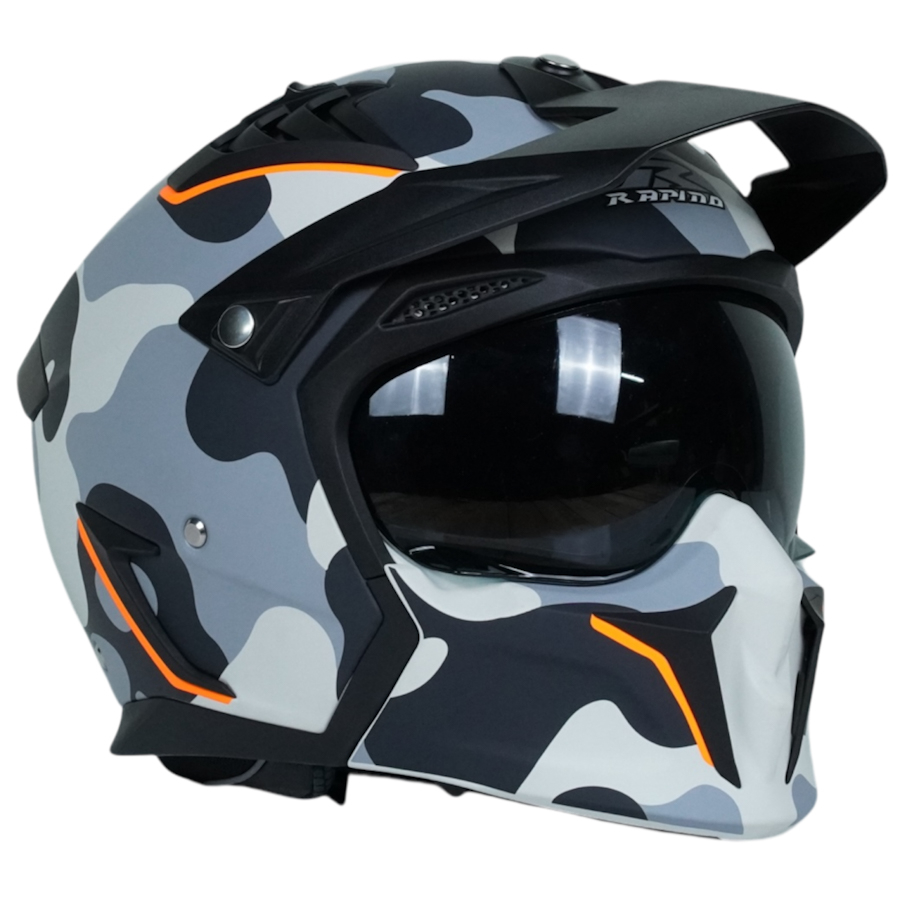 کلاه کاسکت فک جدا راپیدو مدل 890-CHO