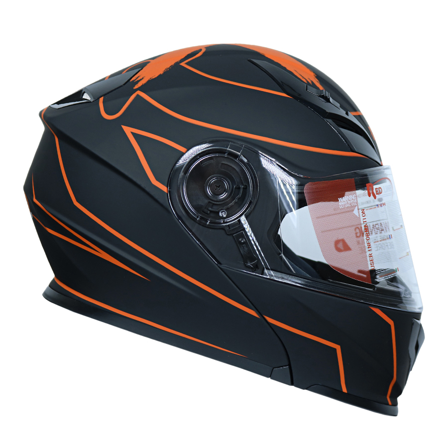 کلاه کاسکت فک متحرک ردلاین مدل 939 x orng lose