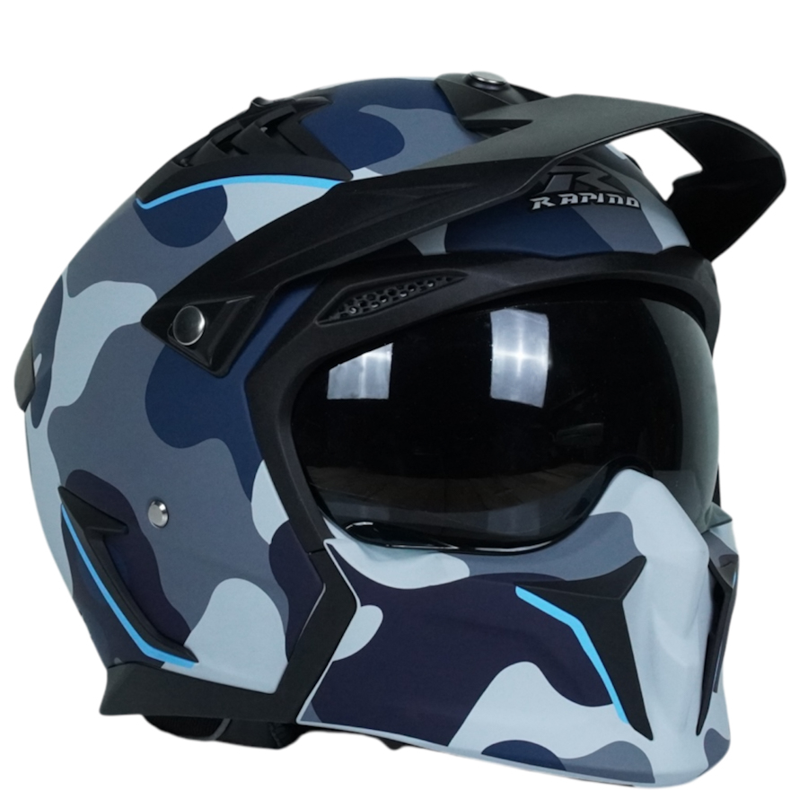 کلاه کاسکت راپیدو مدل فک جدا اسکورپین 890-CH