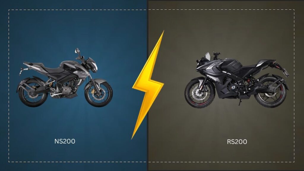 مقایسه موتور باجاج NS200 و RS200