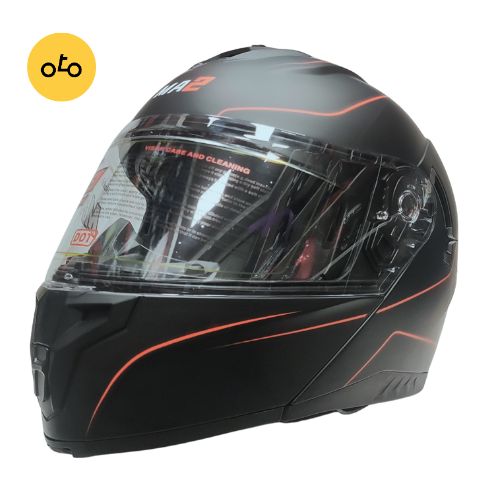 کلاه کاسکت فک متحرک عینک دار برند ma2 مدل 906